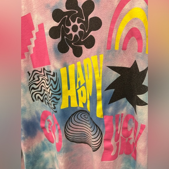 PacSun Tie-Dye Graphic Long Sleeve Tee | Size M - Picture 4 of 5